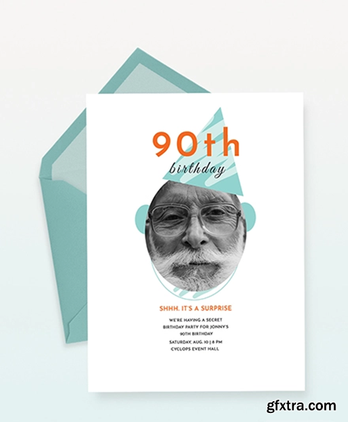 90th-Birthday-Invitation-Download