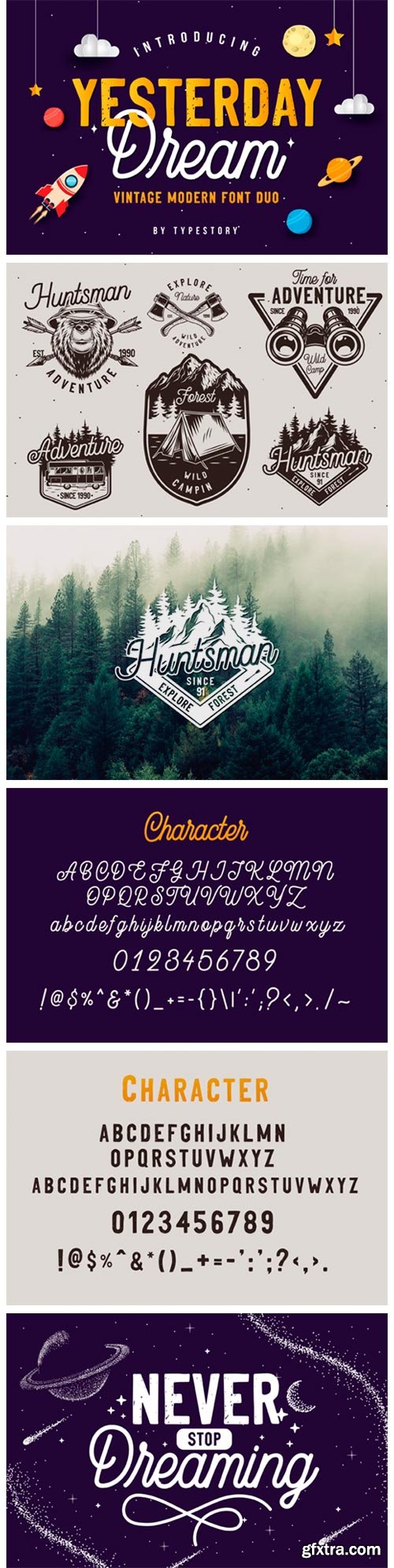 Yesterday Dream Font