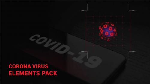 MotionArray - Corona Virus Elements Pack - 494890