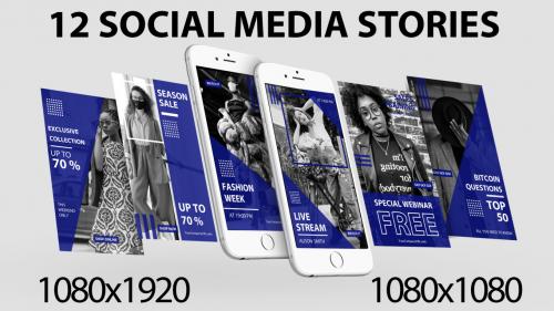 MotionArray - 12 Social Media Stories - 599402