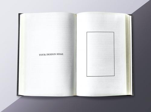 Book mockup on a gray background - 894867