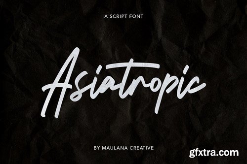 Asiatropic Script Font