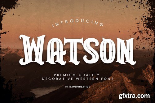 Watson - Vintage Western Font