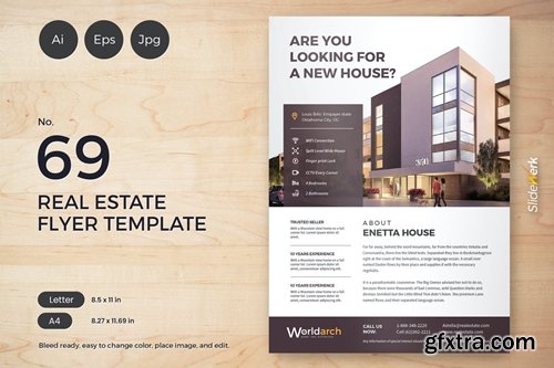 Real Estate Flyer Template 69 - Slidewerk