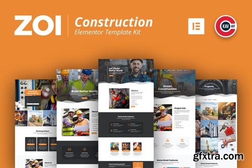 ThemeForest - ZOI v1.0 - Construction Template Kit - 26757271