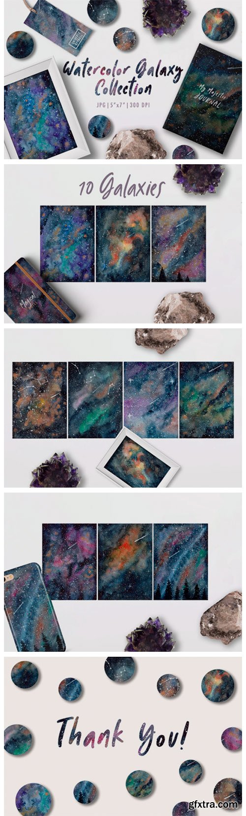 Galaxy Watercolor Background 4122612