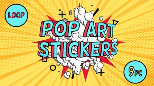 MotionArray - Pop-Art Sale Stickers - 573472