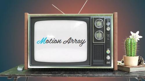 MotionArray - Vintage TV Logo - 572082