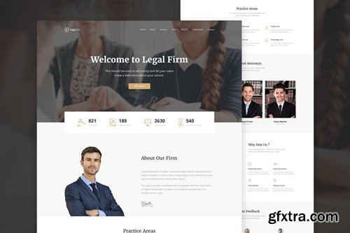 Legfirm - Legal Firm Sketch Template