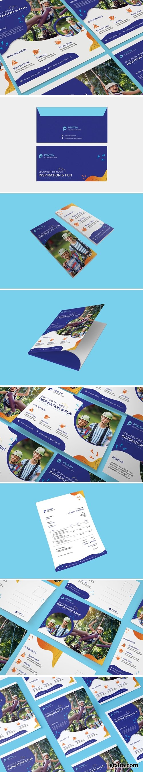 Kids Flyer PSD Template Bundle