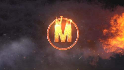 MotionArray - Fire Logo Reveal - 155596