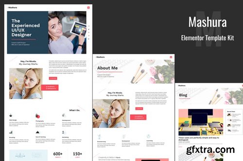 ThemeForest - Mashura v1.0 - Portfolio Elementor Template Kit (Update: 26 May 20) - 26417220