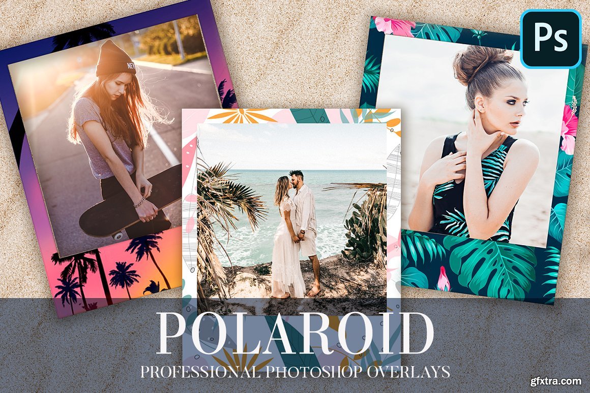 Creativemarket Polaroid Overlays Photoshop 4940221 Gfxtra 5362