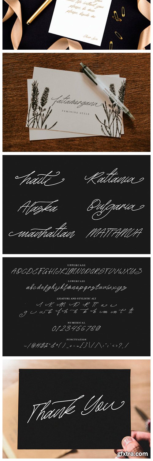 Rattini Signature Font