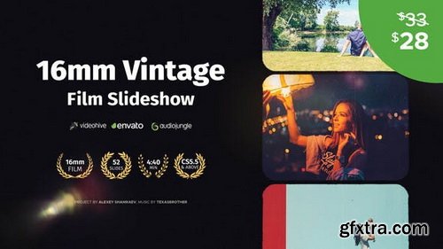 Videohive - 16mm Vintage Film Slideshow - 23816011