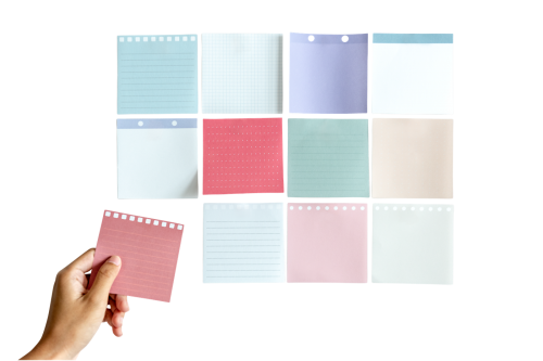 Sticky note mockup set transparent png - 2026230