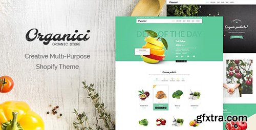 ThemeForest - Organici v1.0.3 - Creative Multi-Purpose Shopify Theme - 17108177