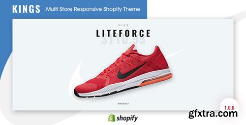 ThemeForest - KINGS v1.0.0 - Multi Store Responsive Shopify Theme - 19762244