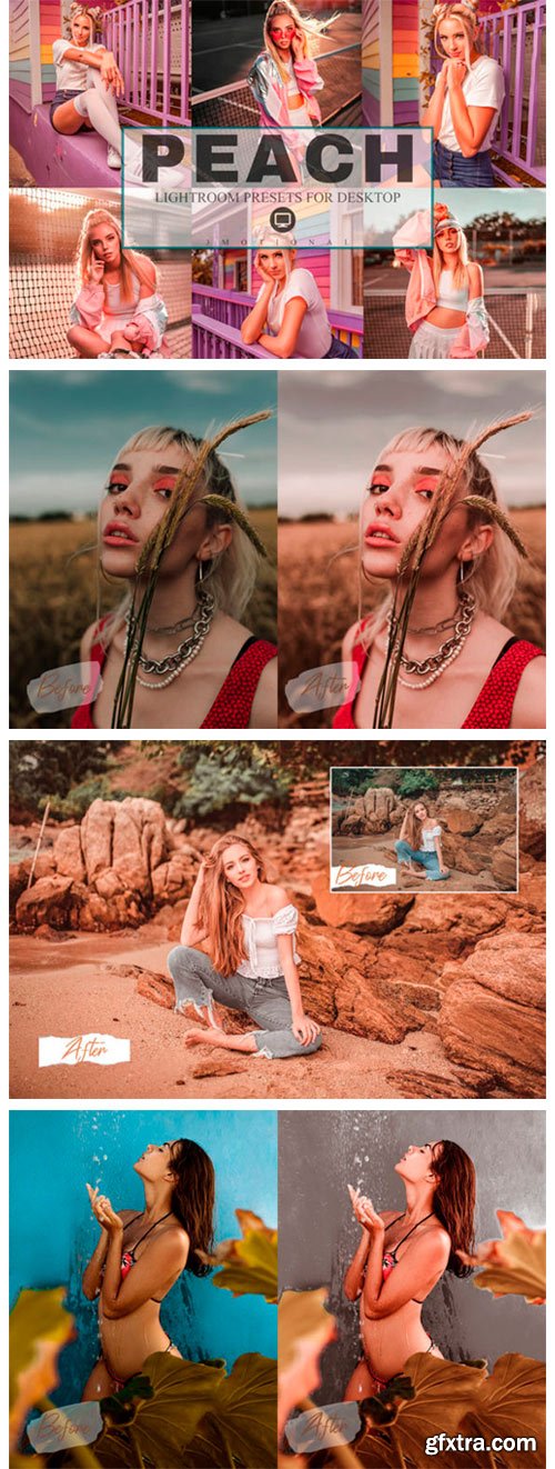 6 Peach Lightroom Presets 4208798