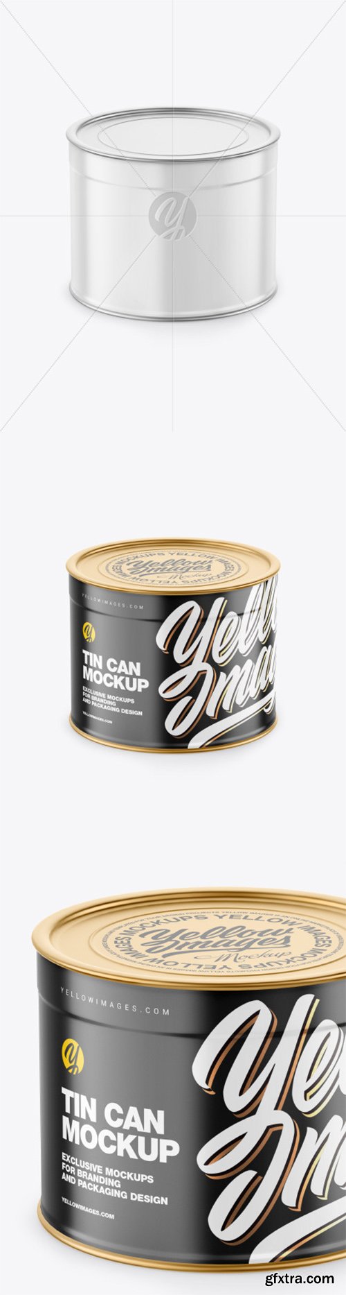 Glossy Tin Can Mockup 60233