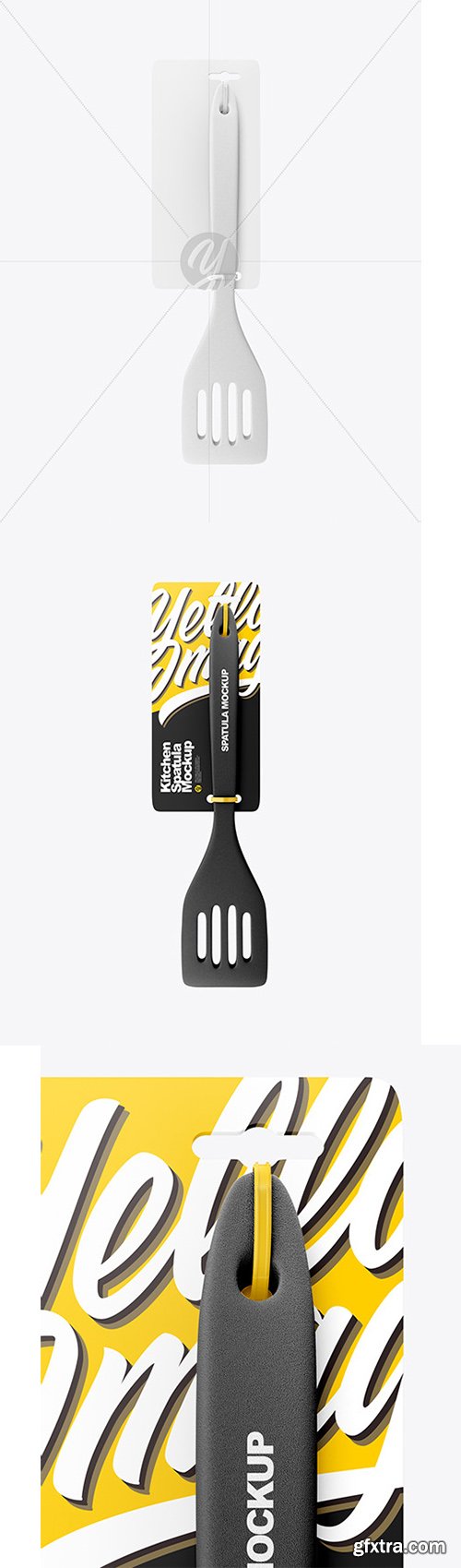 Kitchen Plastic Spatula Mockup - Front view 60805