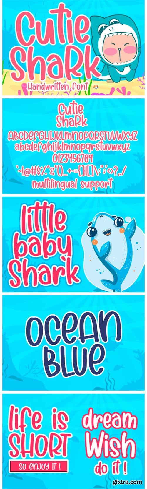 Cutie Shark Font