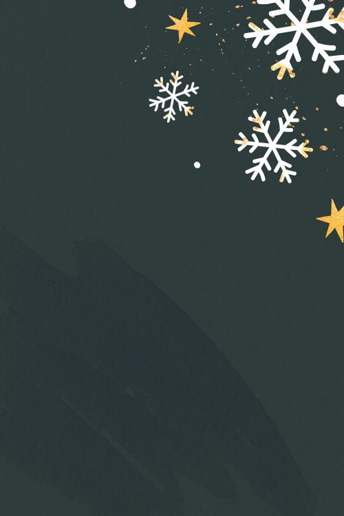 White snowflakes on black background vector - 1227290