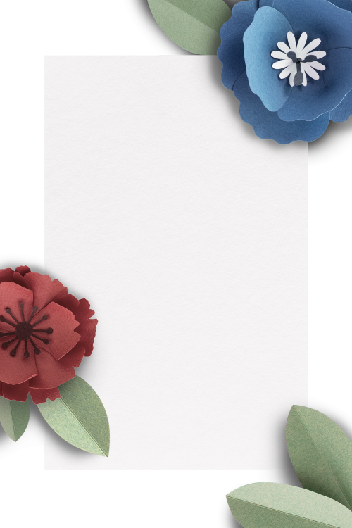 Flower decorated gray banner transparent png - 2105460