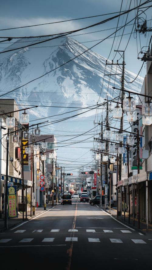 Mount Fuji in Kawaguchiko town - 2208534