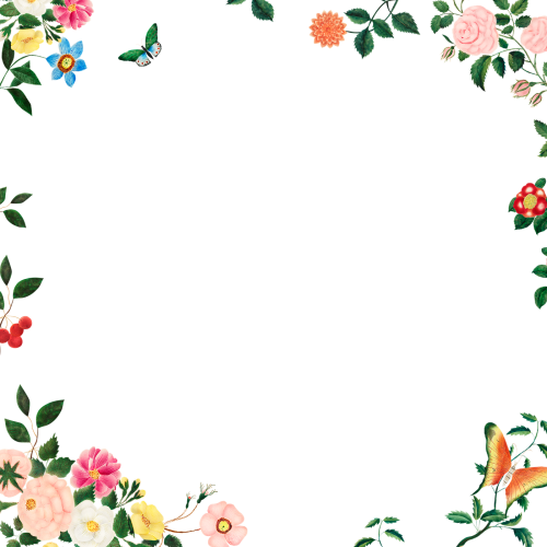 Vintage floral frame illustration transparent png - 2208736