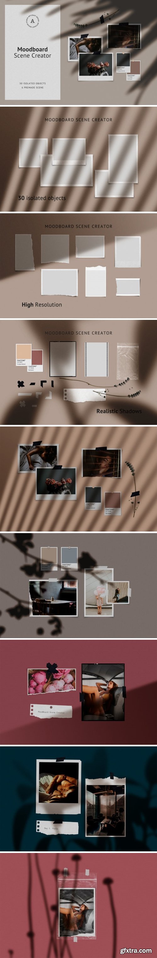 Wall Moodboard Scene Creator 4221327