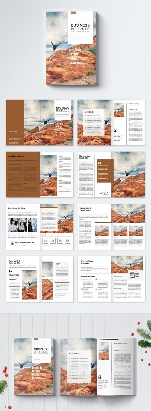 LovePik - high end enterprise brochure of scenery and atmosphere - 400161497