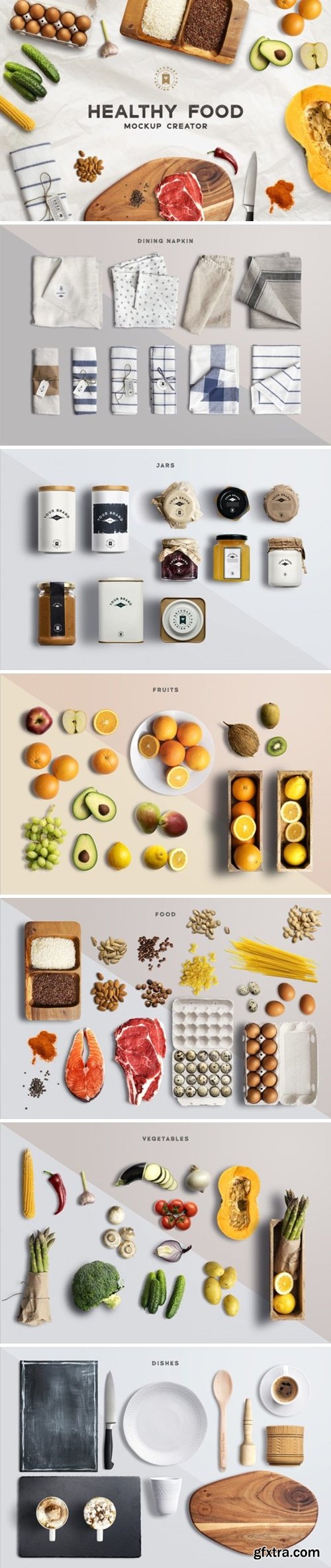 Healthy Food Mockup Creator 4221515