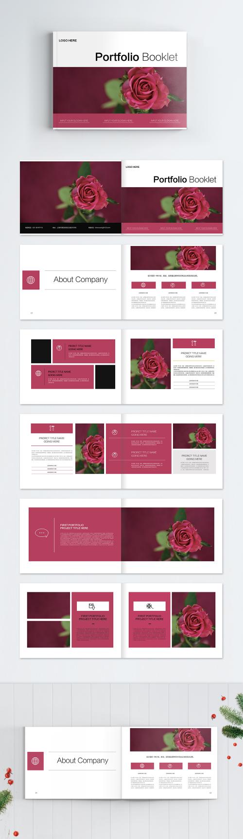 LovePik - rose style business brochures - 400161529