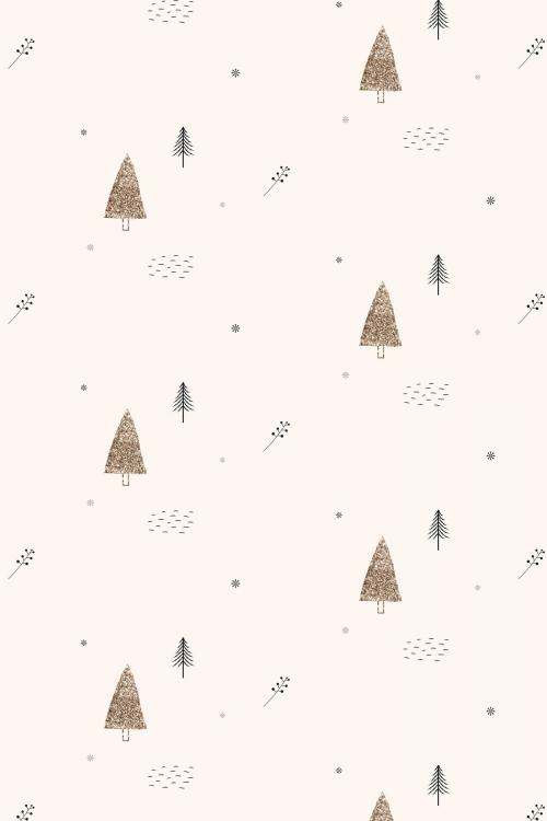 Christmas elements seamless pattern vector - 1228184