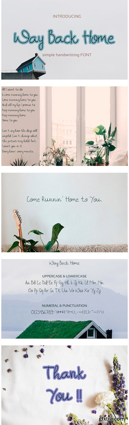 Way Back Home Font