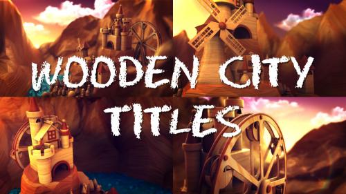 MotionArray - Wooden City Titles - 608113