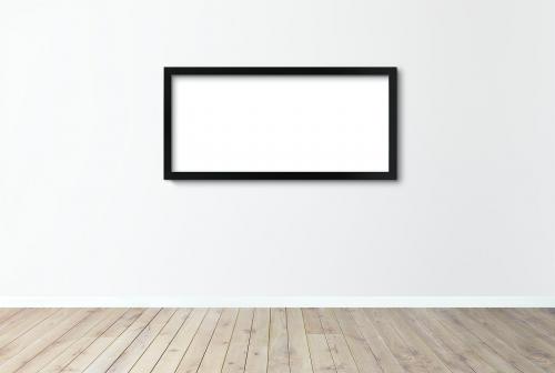 Frame mockup against a wall - 586022