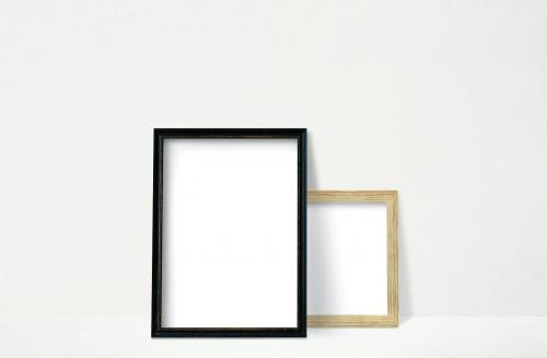 Frame mockups against a wall - 586045