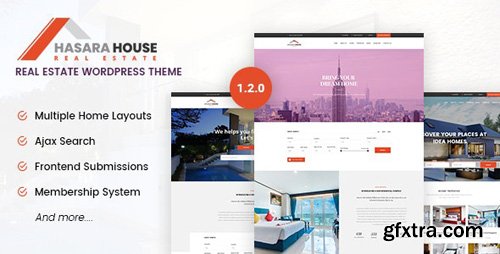 ThemeForest - Hasara House v1.2.0 - Real Estate Responsive WordPress Theme - 21049154