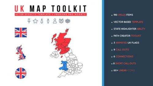 Videohive - UK Map Toolkit