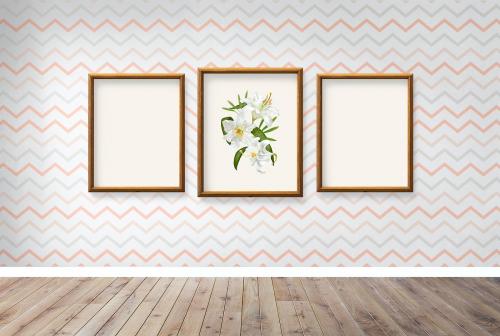 Frame mockups against a wall - 586077