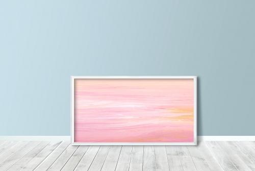 Frame mockup against a gray wall - 586116