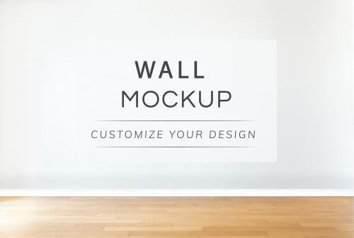 White blank concrete wall mockup - 586133