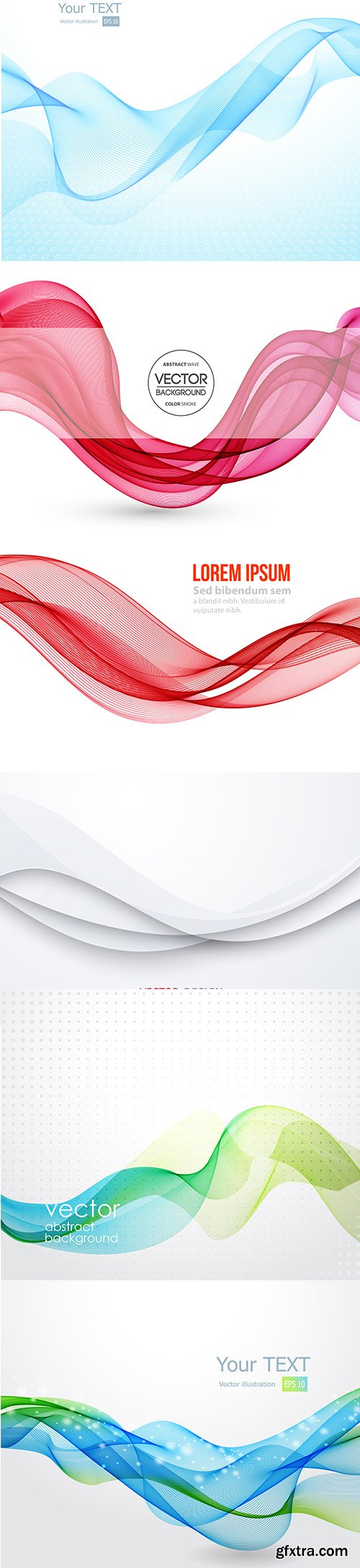 Abstract curved lines background