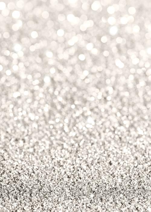 Light silver glitter textured invitation card - 2280351