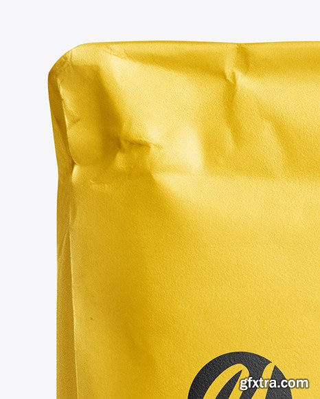 Paper Flour Bag Mockup - Front View 61238