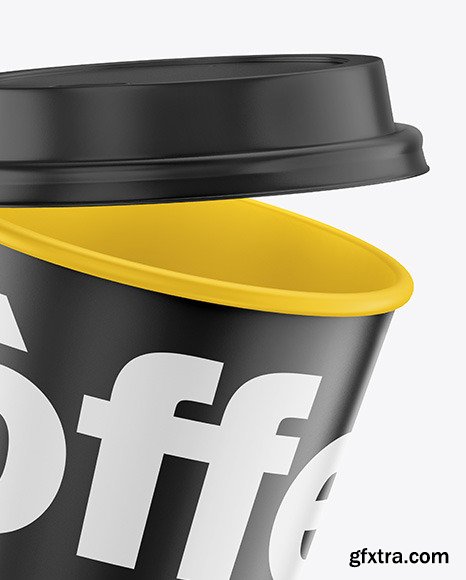 Matte Coffee Cup Mockup 60885