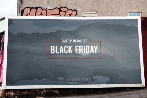 Black Friday sale board mockup - 539123