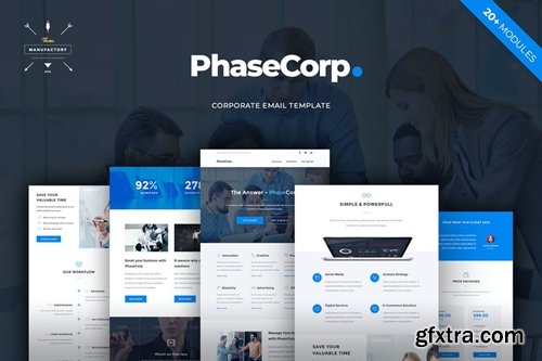 PhaseCorp - Corporate E-newsletter Template